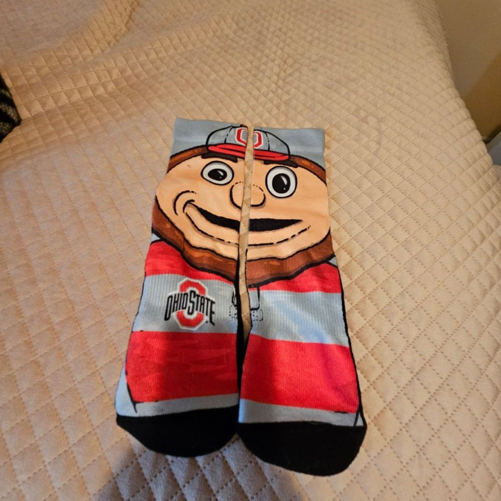 OSU Buckeye socks - never worn